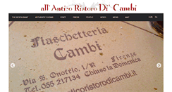 Desktop Screenshot of anticoristorodicambi.it